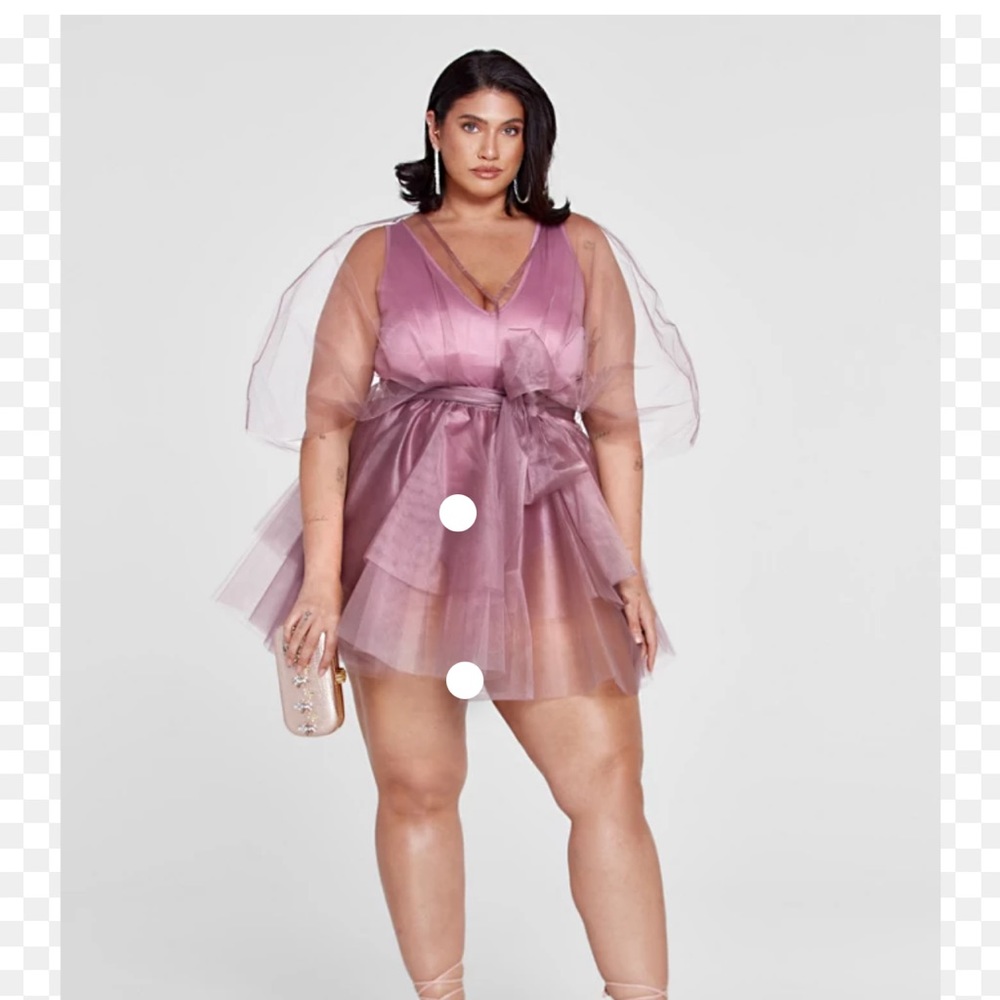 FTF and Gabi Fresh collab 2 piece tafetta dress